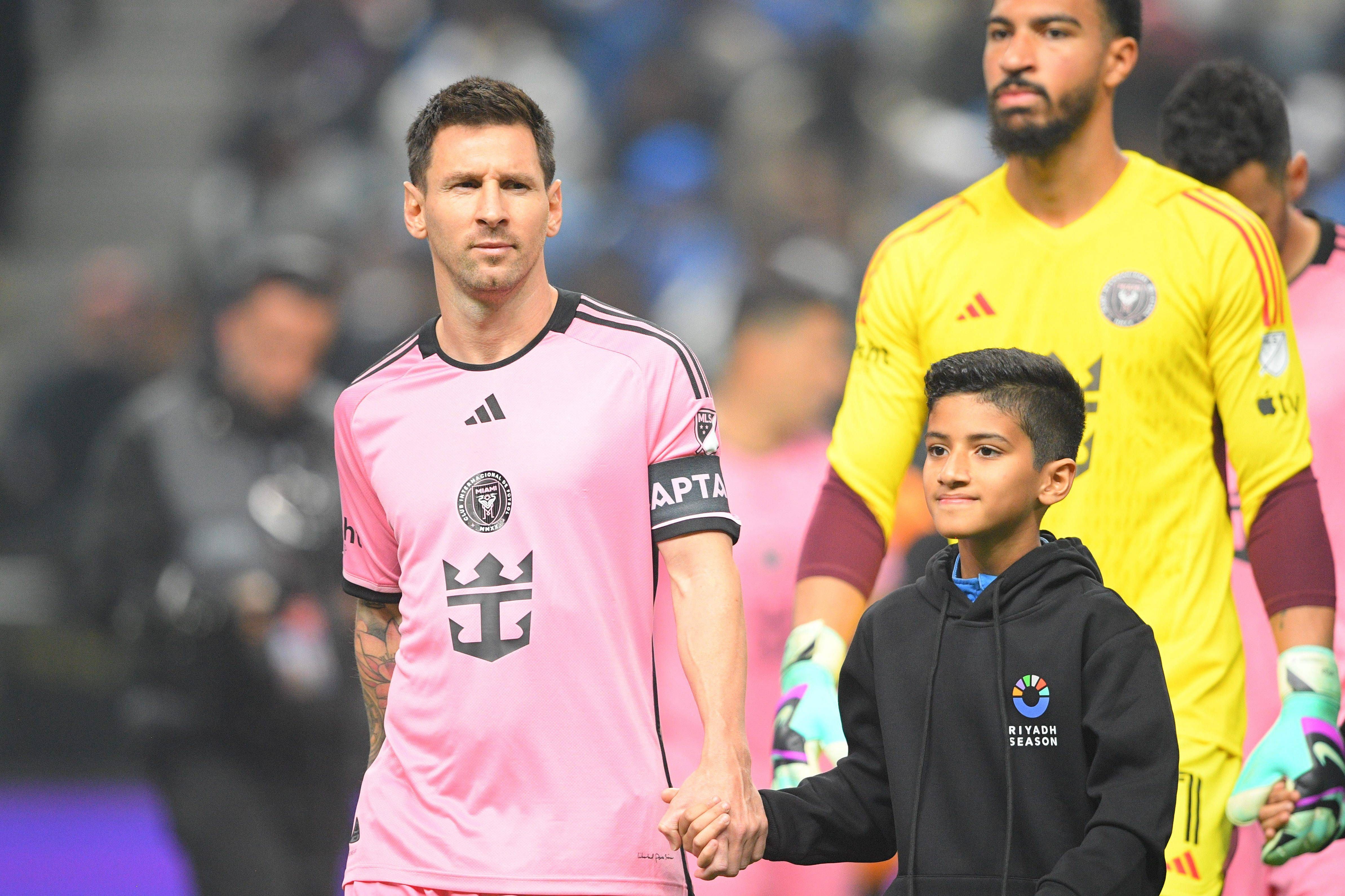  Leo Messi en un partido de pretemporada del Inter de Miami (Cordon Press)