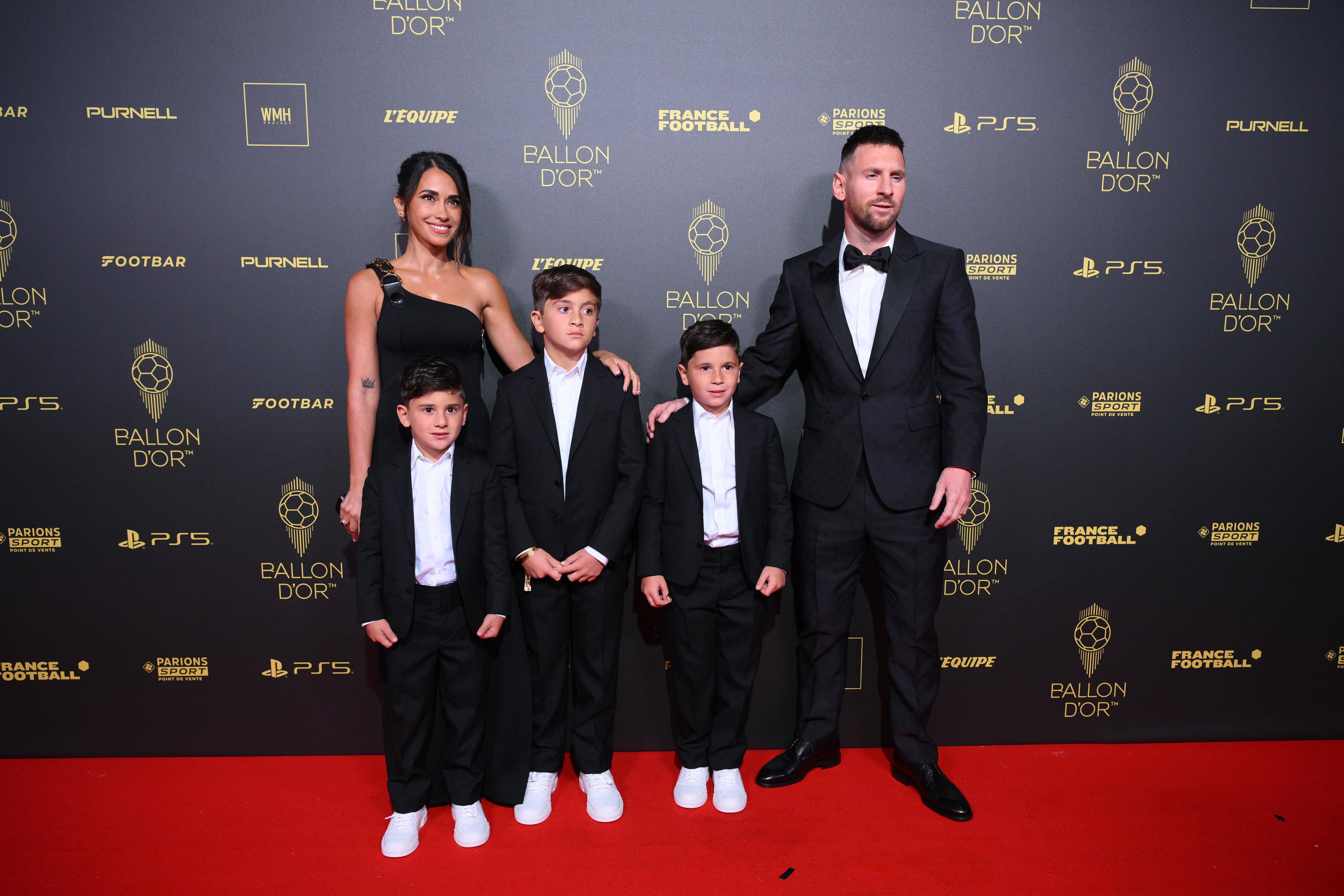  Leo Messi junto a su familia al completo (Cordon Press)