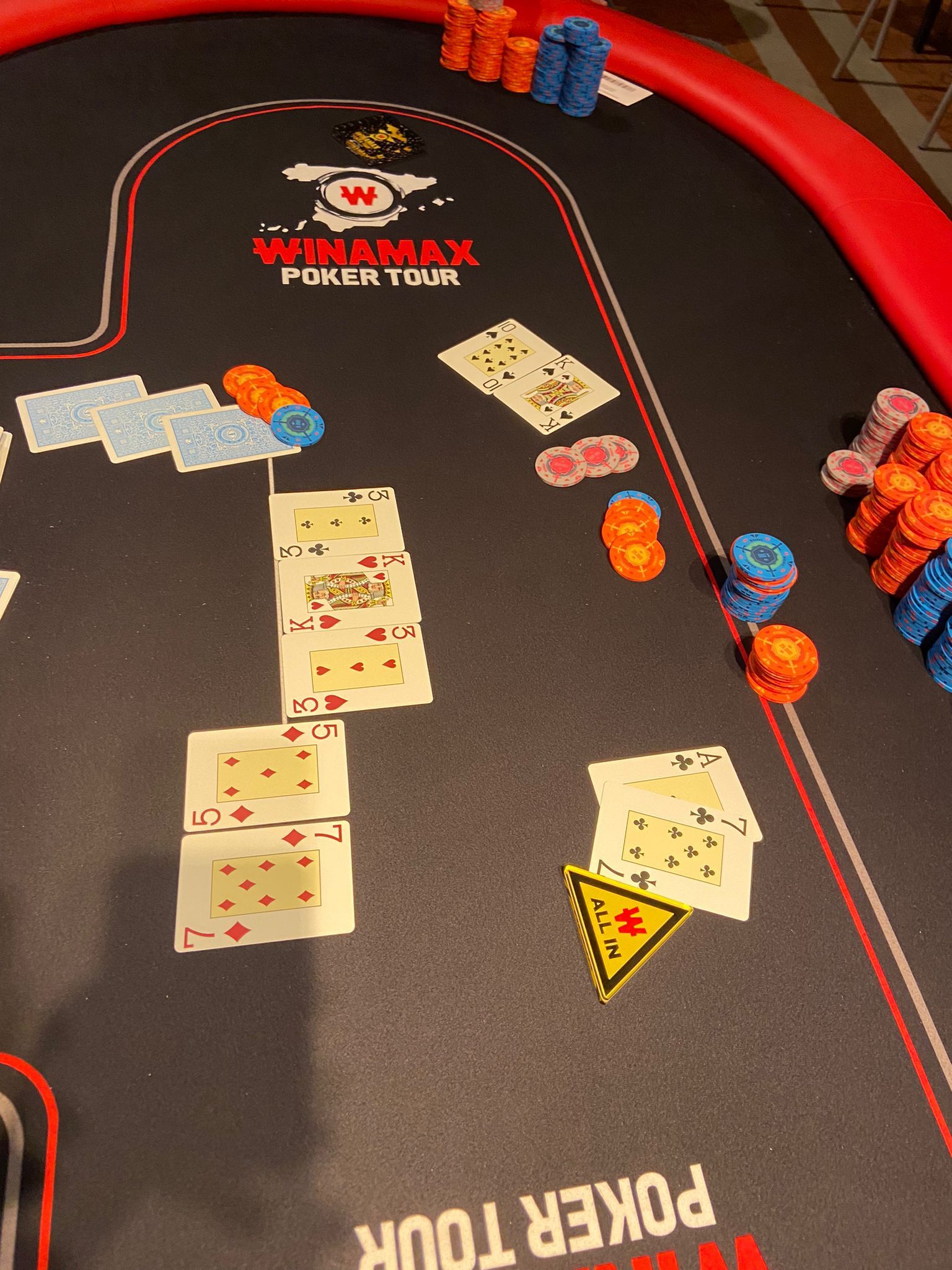 Mano decisiva mesa final WIPT Zaragoza