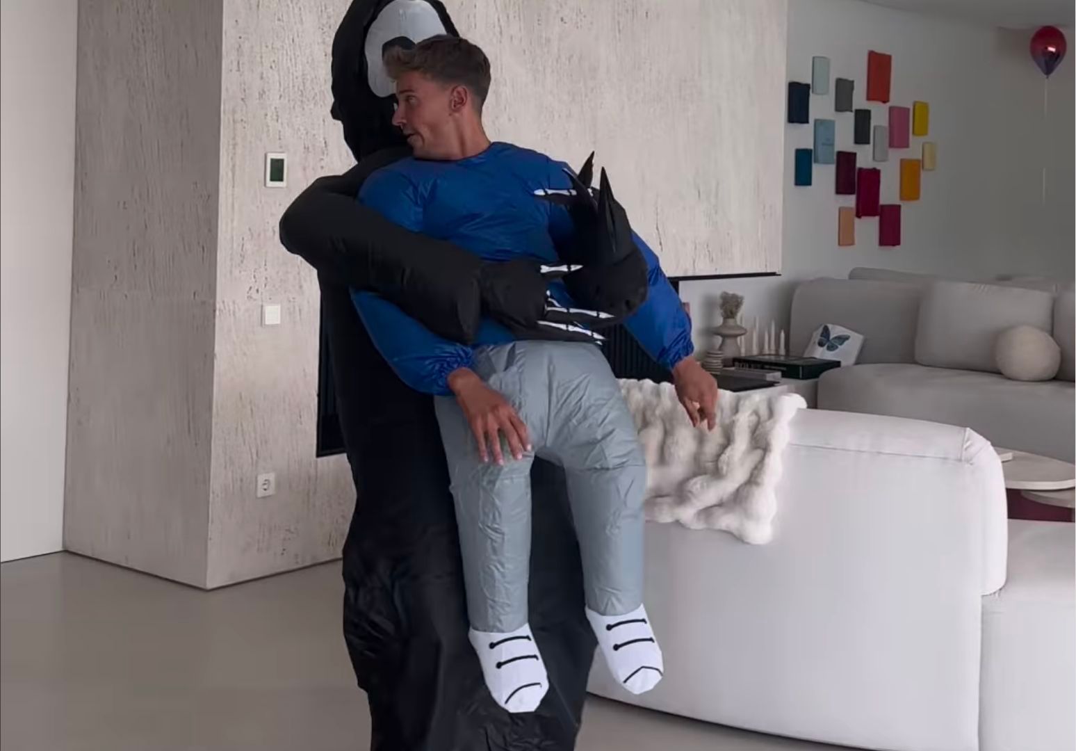 Marcos Llorente, 'secuestrado' en Halloween