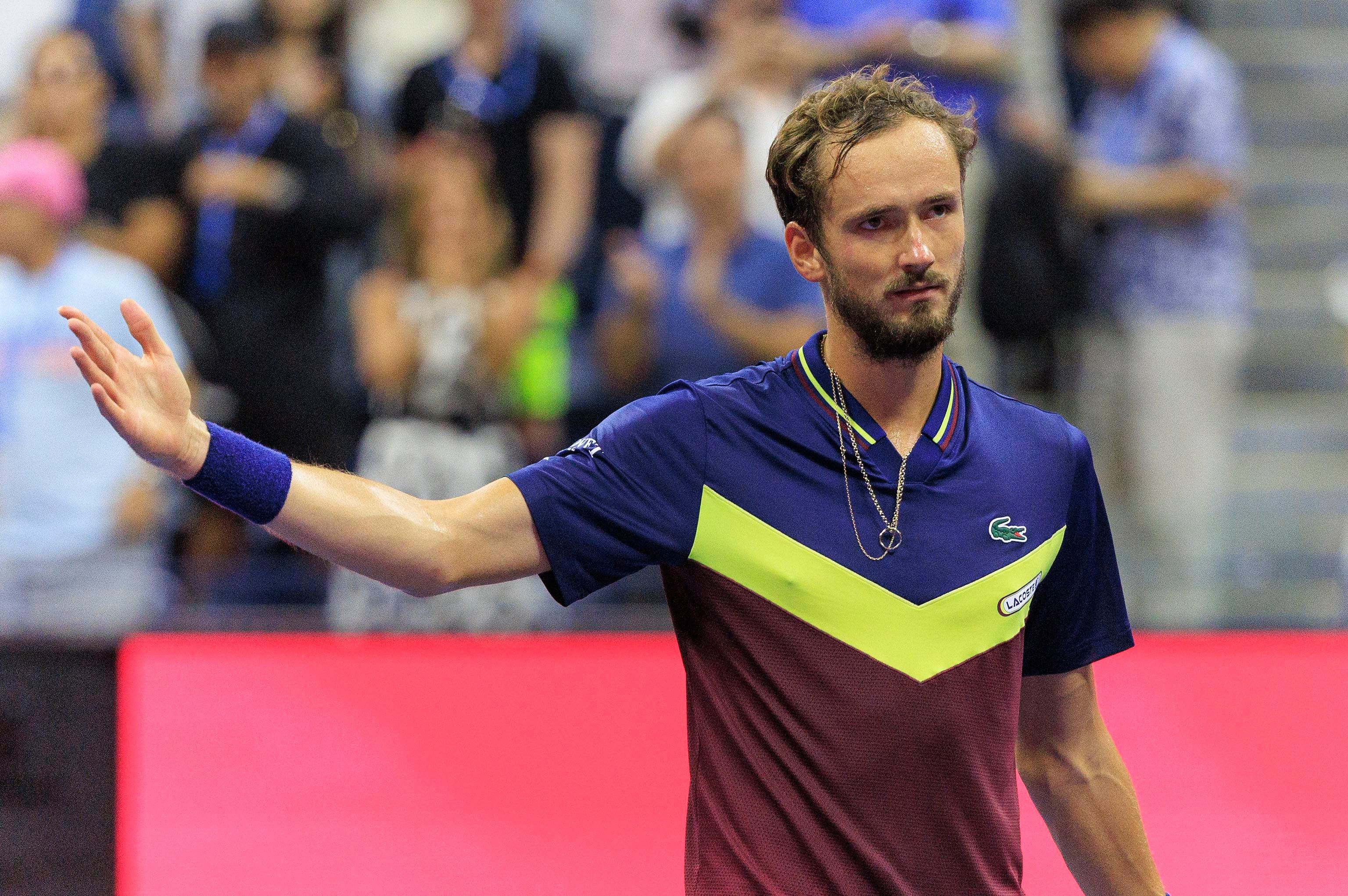  Daniil Medvedev superó a Carlos Alcaraz en el US Open. Fuente: Cordon Press.