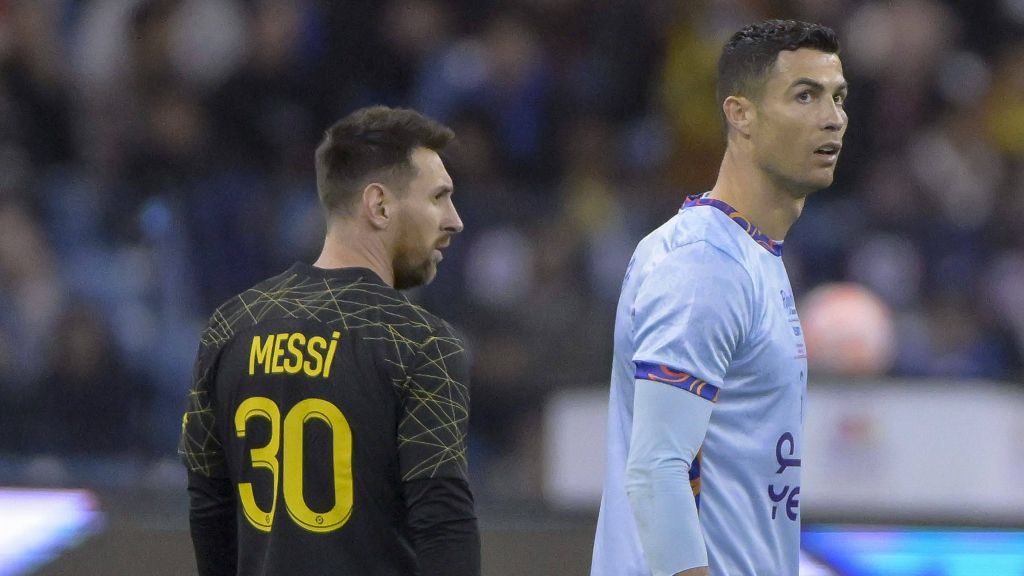  Messi y Cristiano en su último entrenamiento (Cordon Press)