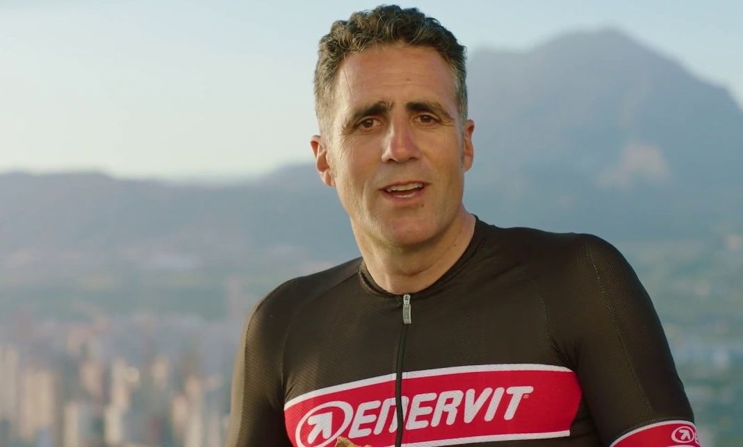 Miguel Induráin en la Fonteta.