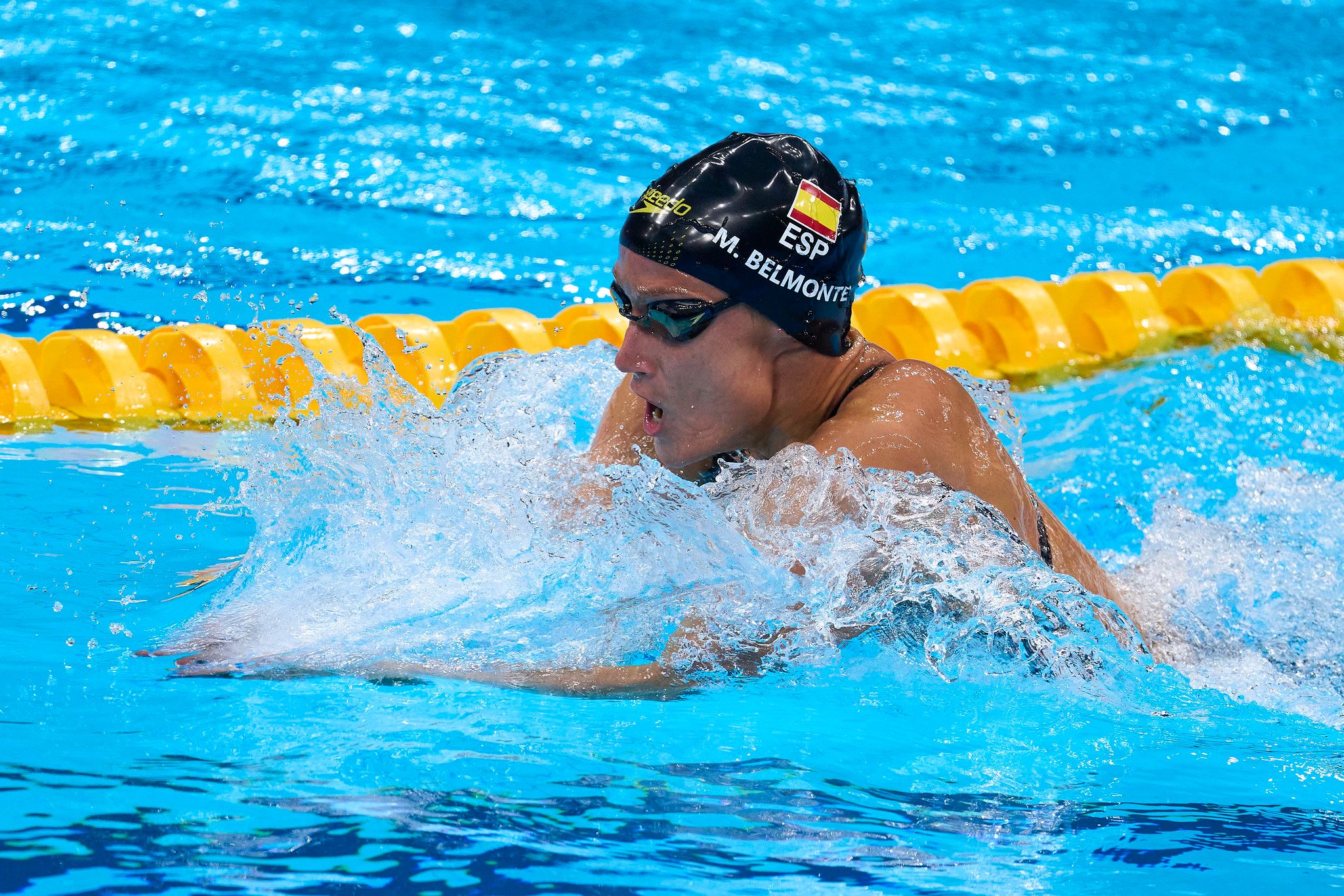  Mireia Belmonte, durante los 400 estilos en Tokio 2020.