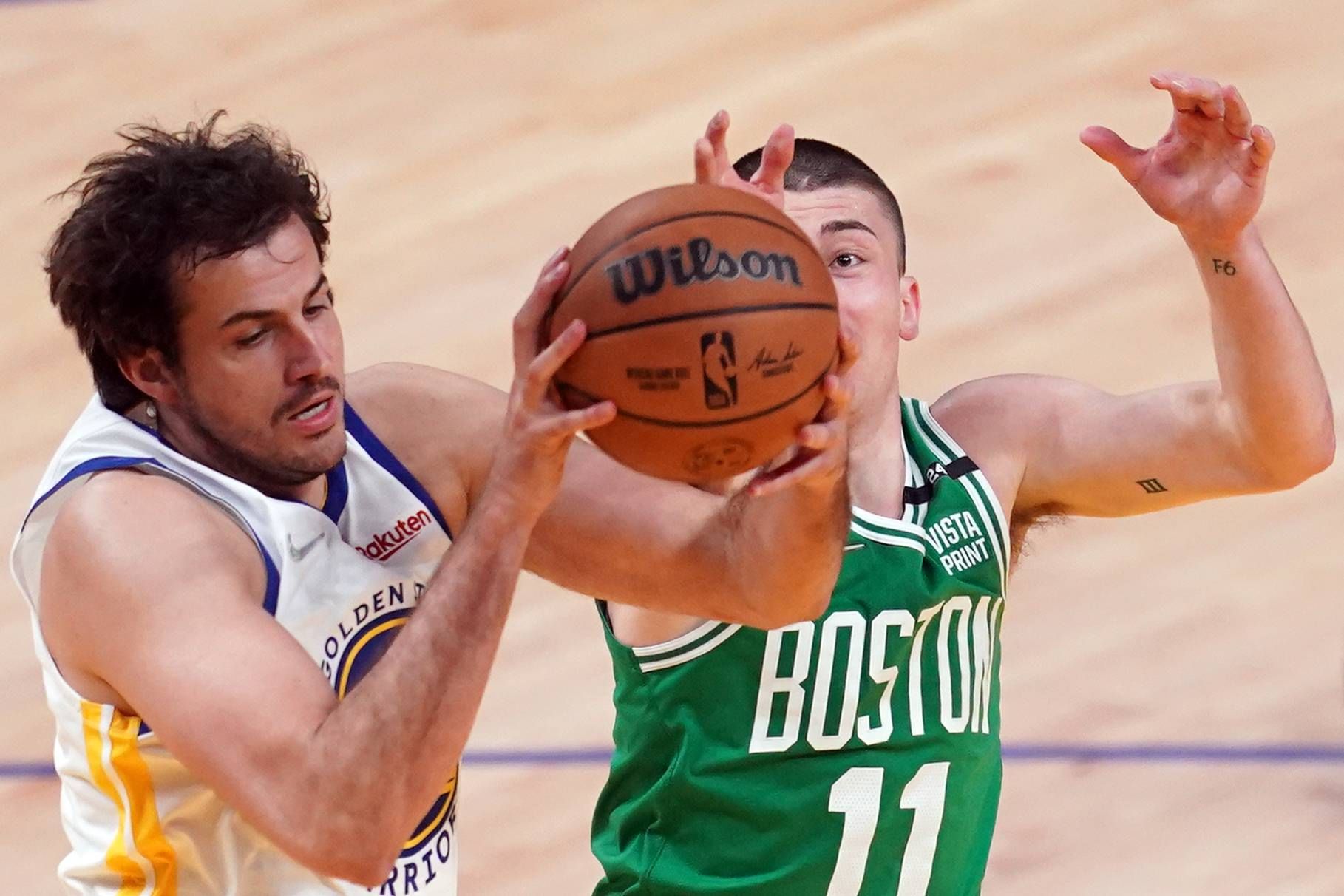  Nemanja Bjelica durante el Warriors - Celtics de la NBA.