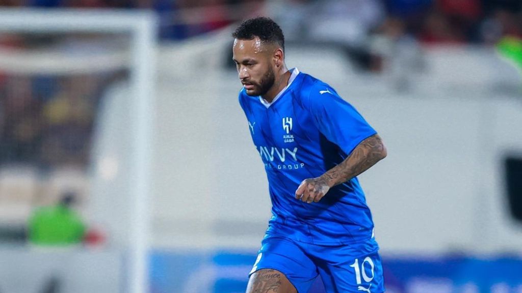  Neymar en un partido con el Al Hilal (@neymarjr)