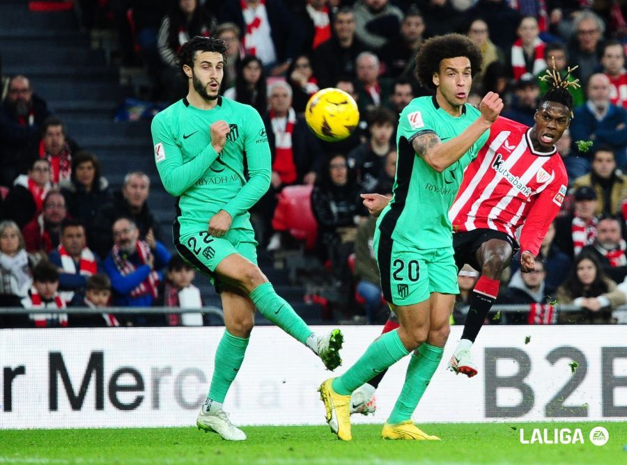  Nico Williams, letal con el Athletic Club ante el Atlético de Madrid en San Mamés.