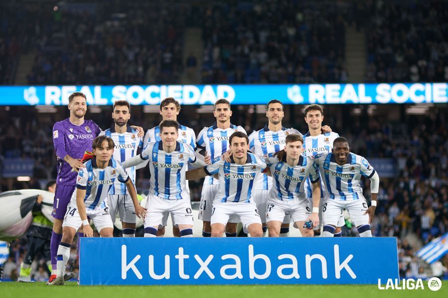 Once de la Real Sociedad frente al Alavés (Foto: LaLiga).