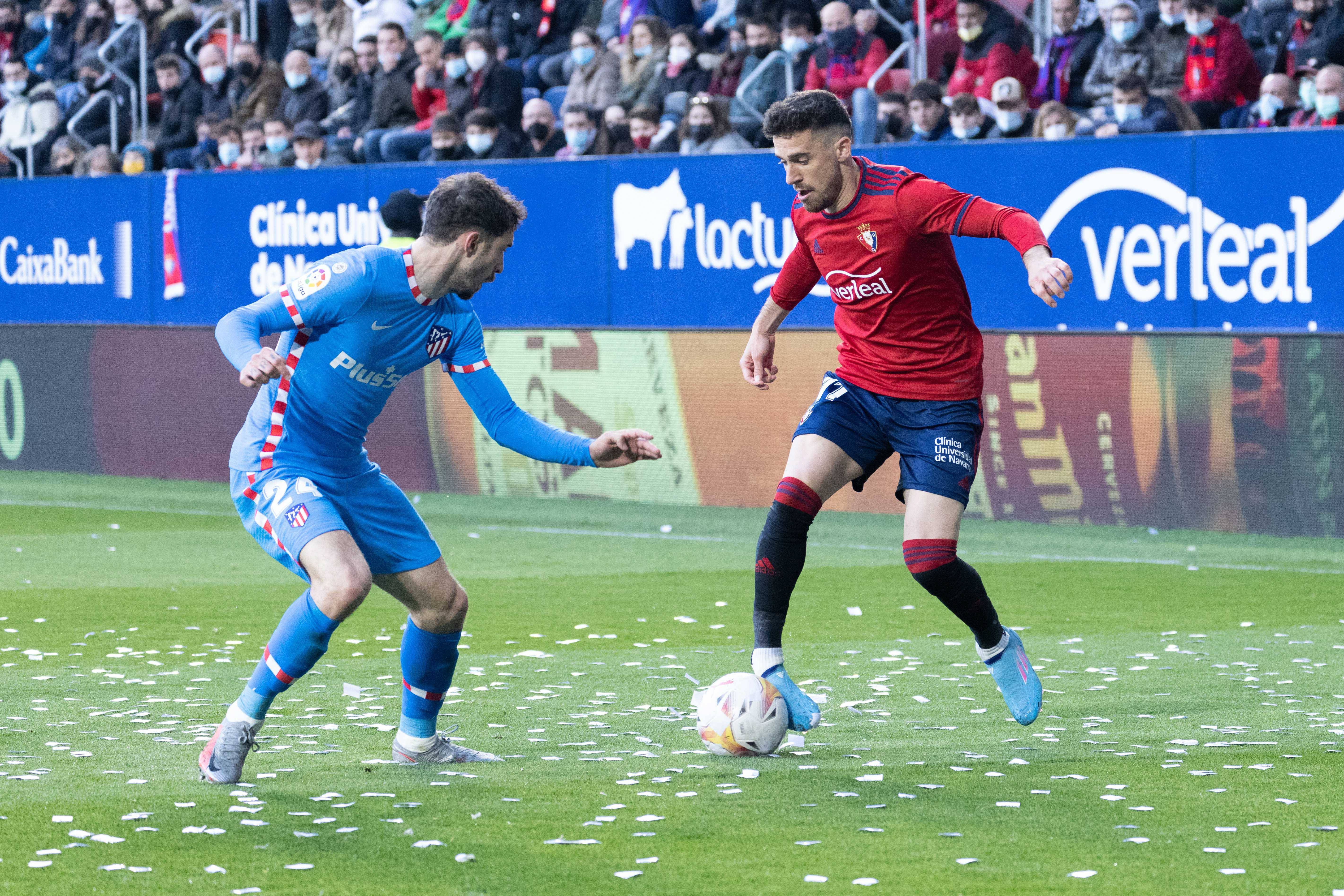  Imagen del Osasuna - Atlético de hace dos temporadas.
