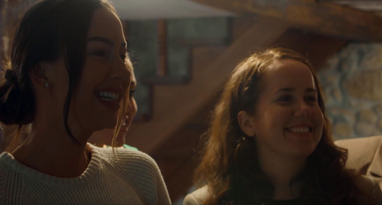  Paddy con su hermana Nené, la pequeña de la familia ('WAGS: Ellas también juegan')