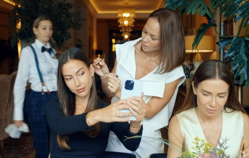 Paddy en el evento que se ve en la serie ('WAGS: Ellas también juegan')