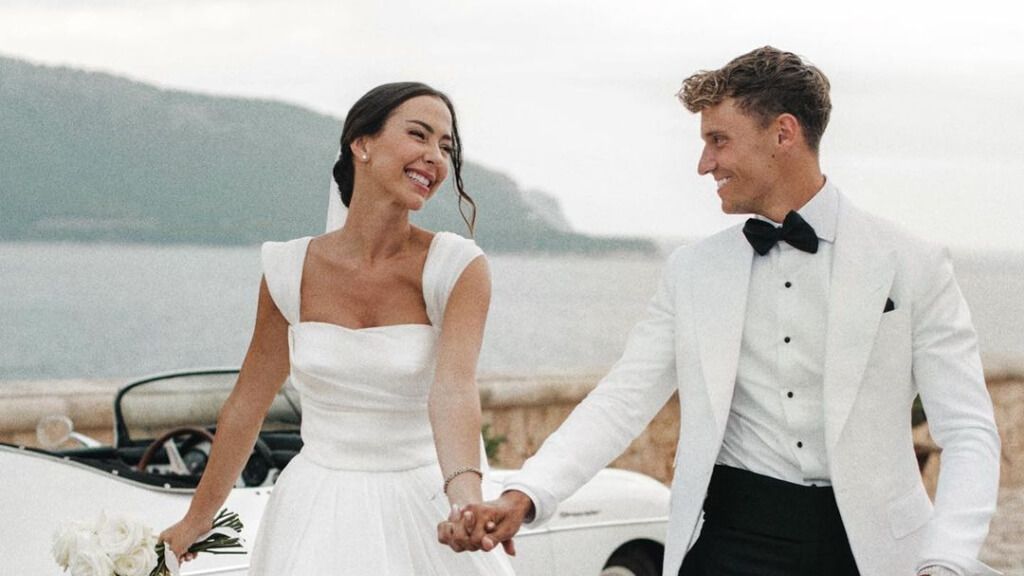  Paddy y Marcos Llorente el día de su boda (@paddy.8)