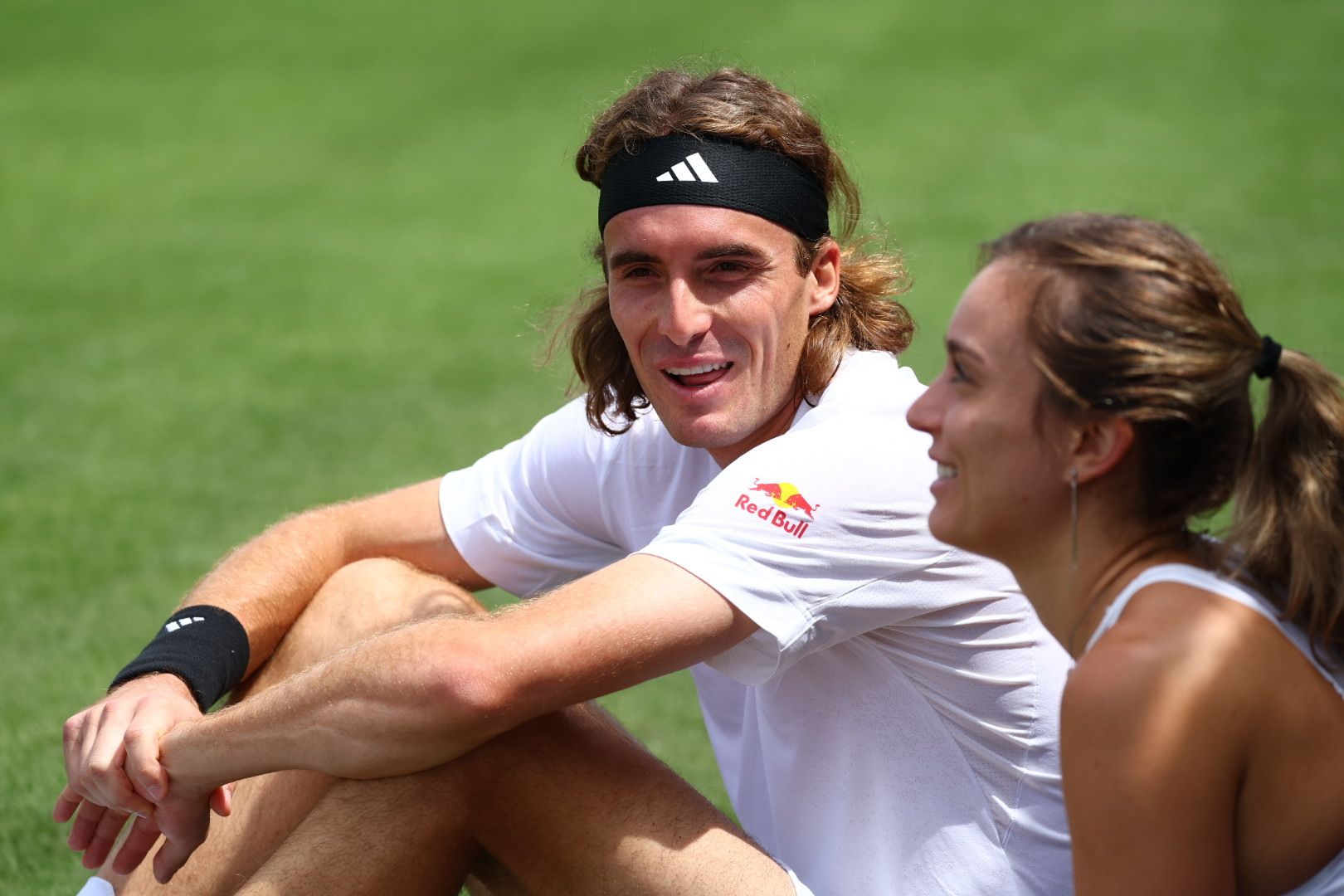 Paula Badosa y stefanos Tsitsipas en Wimbledon