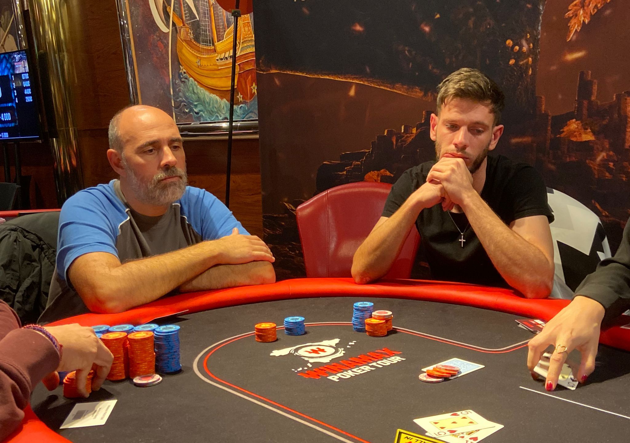 Pedro Luís García (izquierda), quinto clasificado de la última mesa