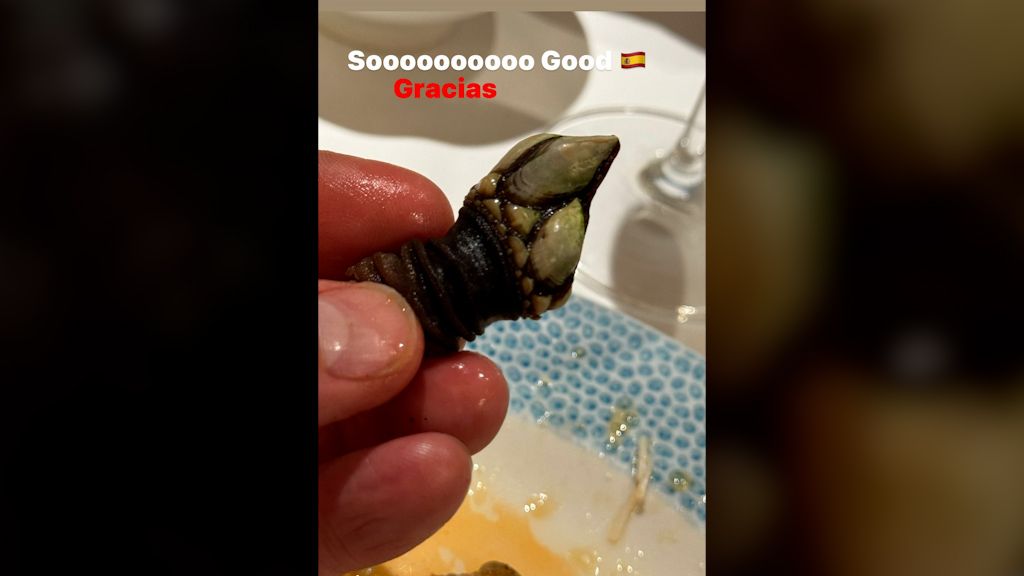 Beckham presume de percebes.