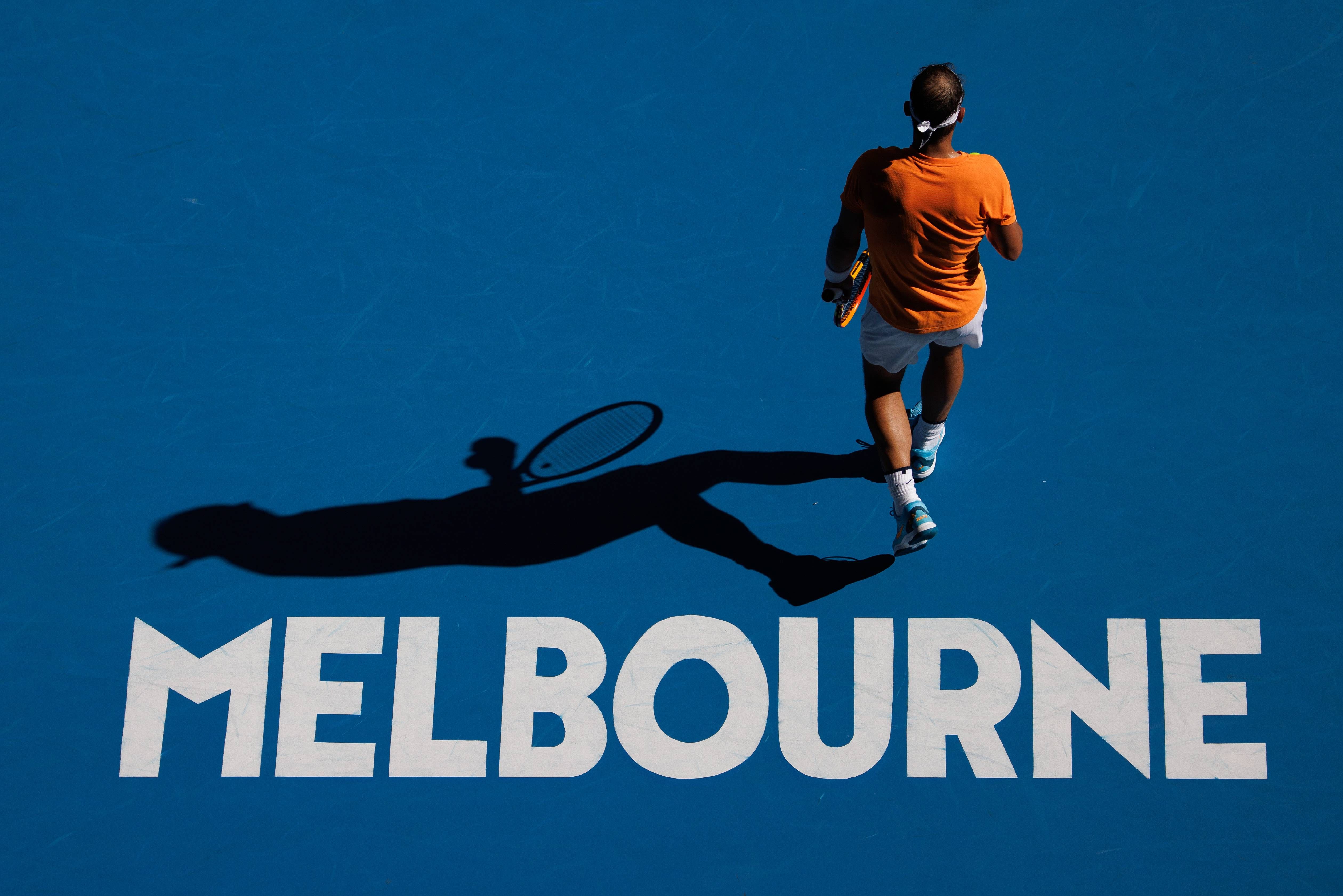  Rafa Nadal, durante el Abierto de Australia 2023.