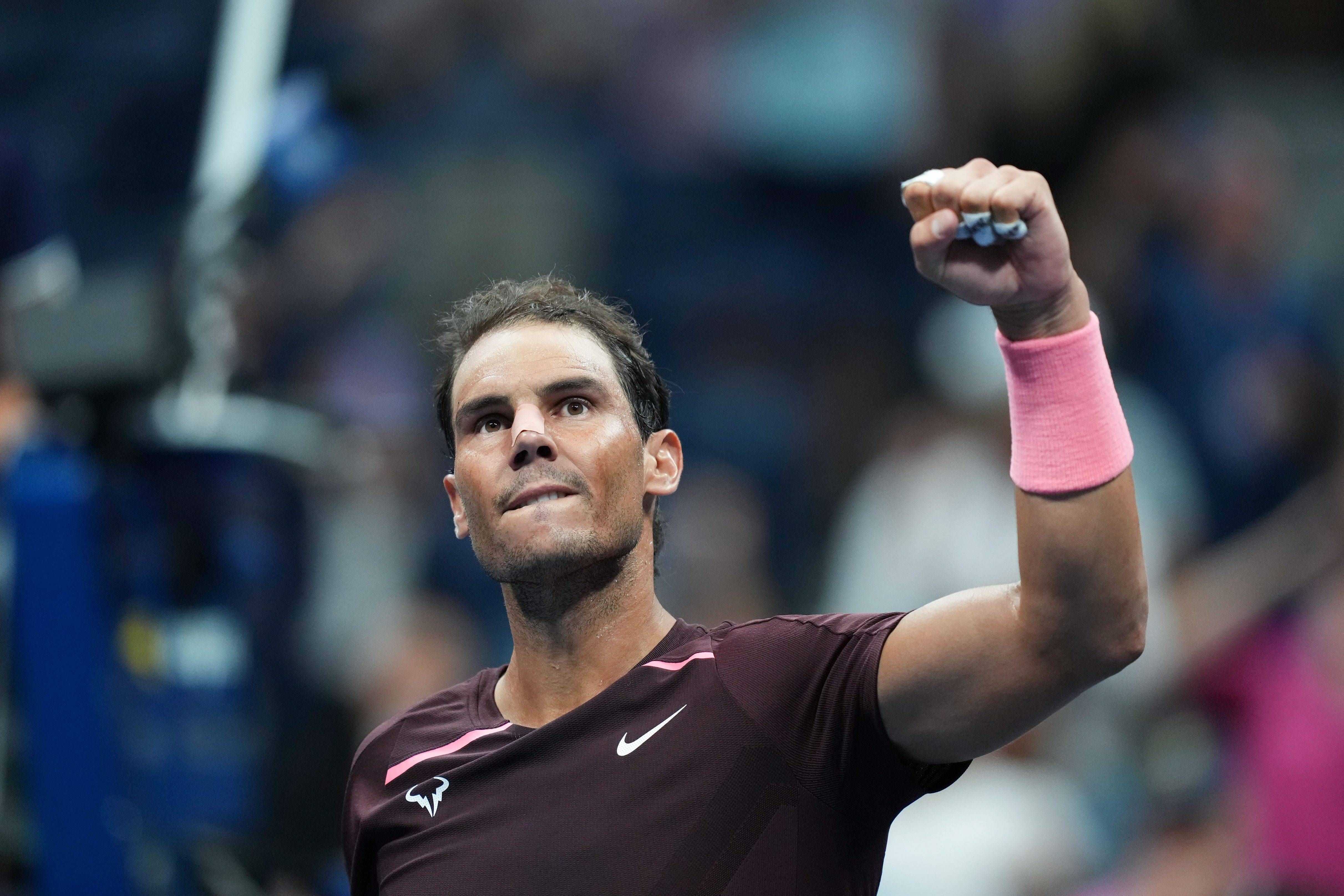  Rafa Nadal, durante el US Open 2022.