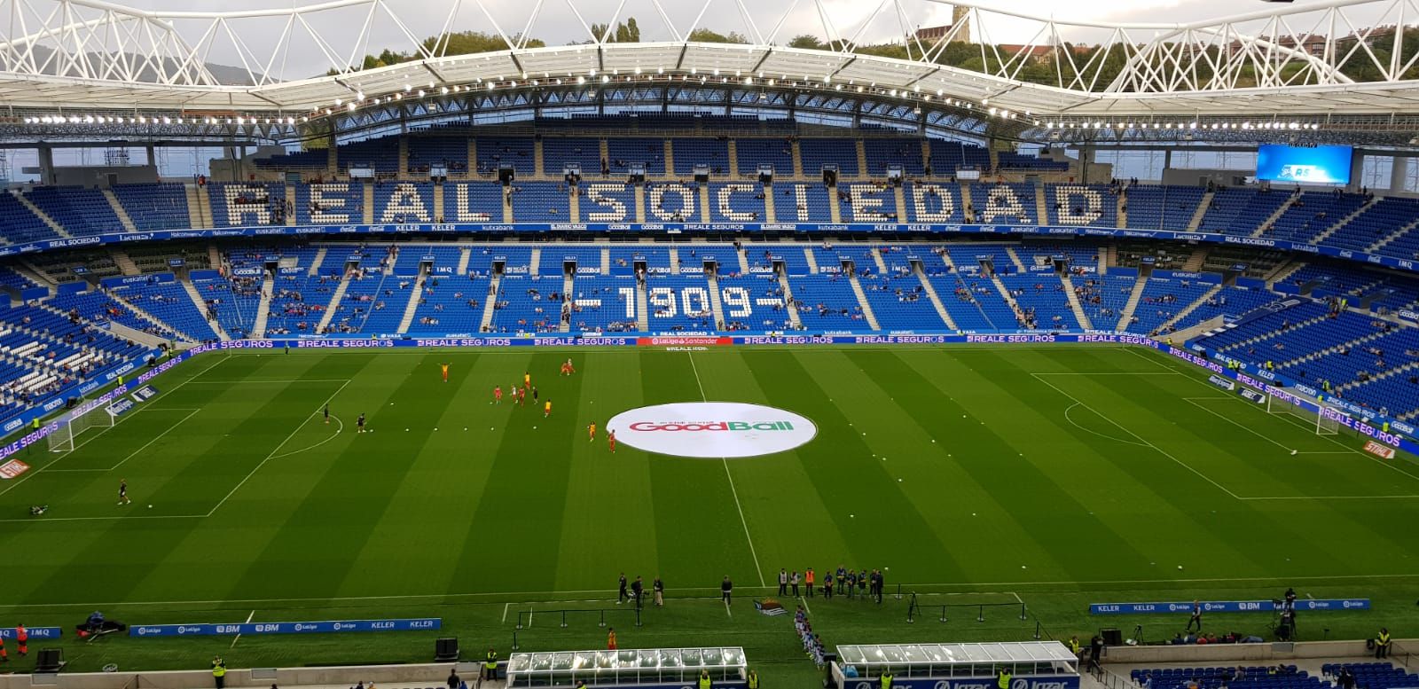 El Reale Arena, escenario del partido.