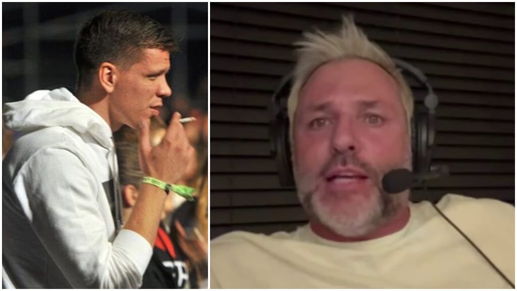  Santi Cañizares y Wojciech Szczesny fumando (Redes Sociales)