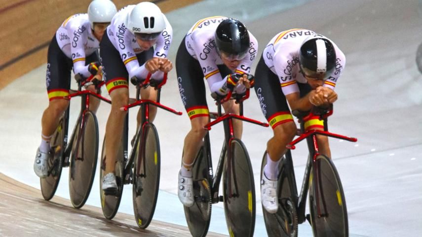  La selección española de pista.