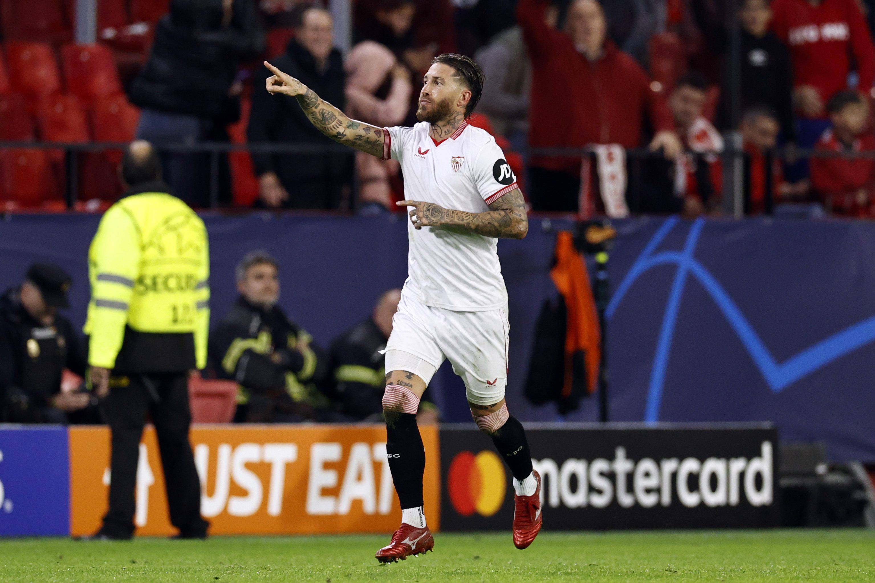  Sergio Ramos en un encuentro con el Sevilla (Cordon Press)