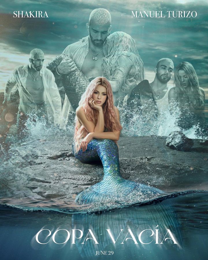  'Copa Vacía', el nuevo single de Shakira con Manuel Turizo