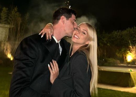  Thibaut Courtois y su mujer, Mishel Gerzig (@thibautcourtois)