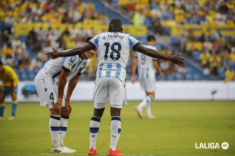 Traoré, durante el UD Las Palmas-Real Sociedad (Foto: LaLiga).