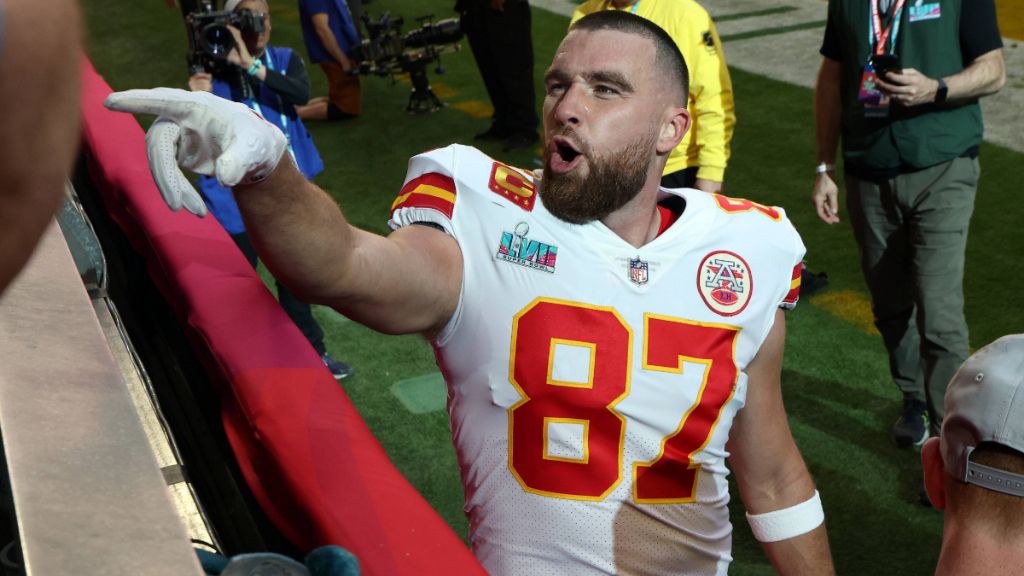 Travis Kelce con la camiseta de los Chiefs (Cordon Press)