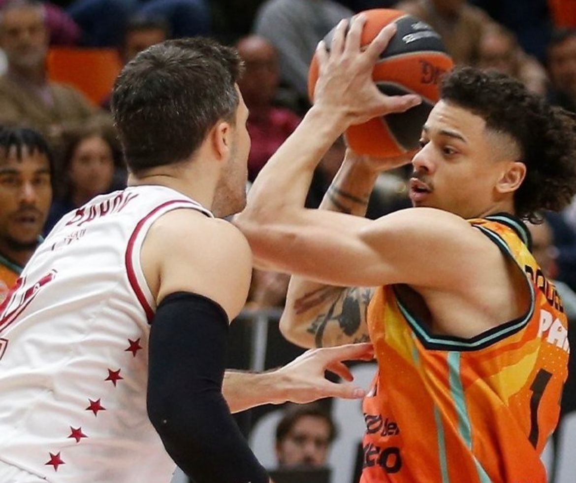  Valencia Basket pierde ante EA7 Milano y se la jugará el jueves contra Real Madrid (Foto: Valencia