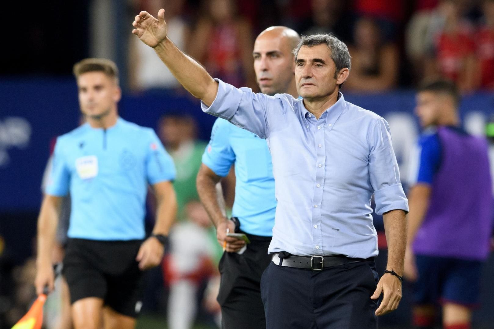  Ernesto Valverde, ante Osasuna en El Sadar