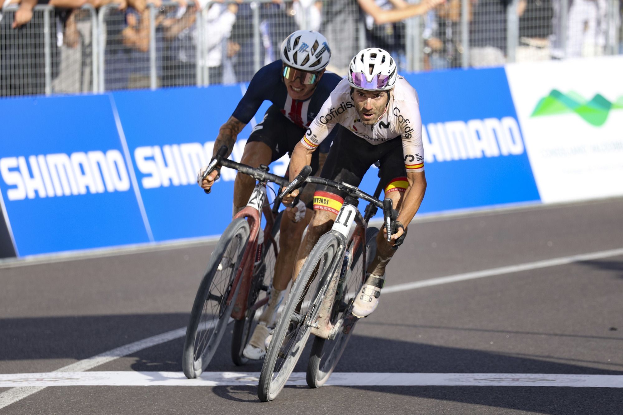 Alejandro Valverde durante una competición.