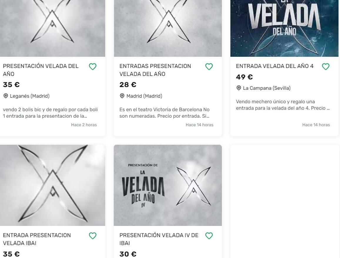 La reventa de entradas para La Velada del año 4 de Ibai Llanos