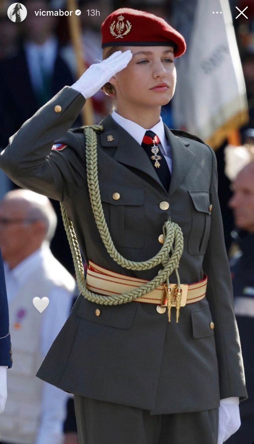  Victoria Federica publicó en su Instagram una fotografía de su prima, la Princesa Leonor (@vicmab