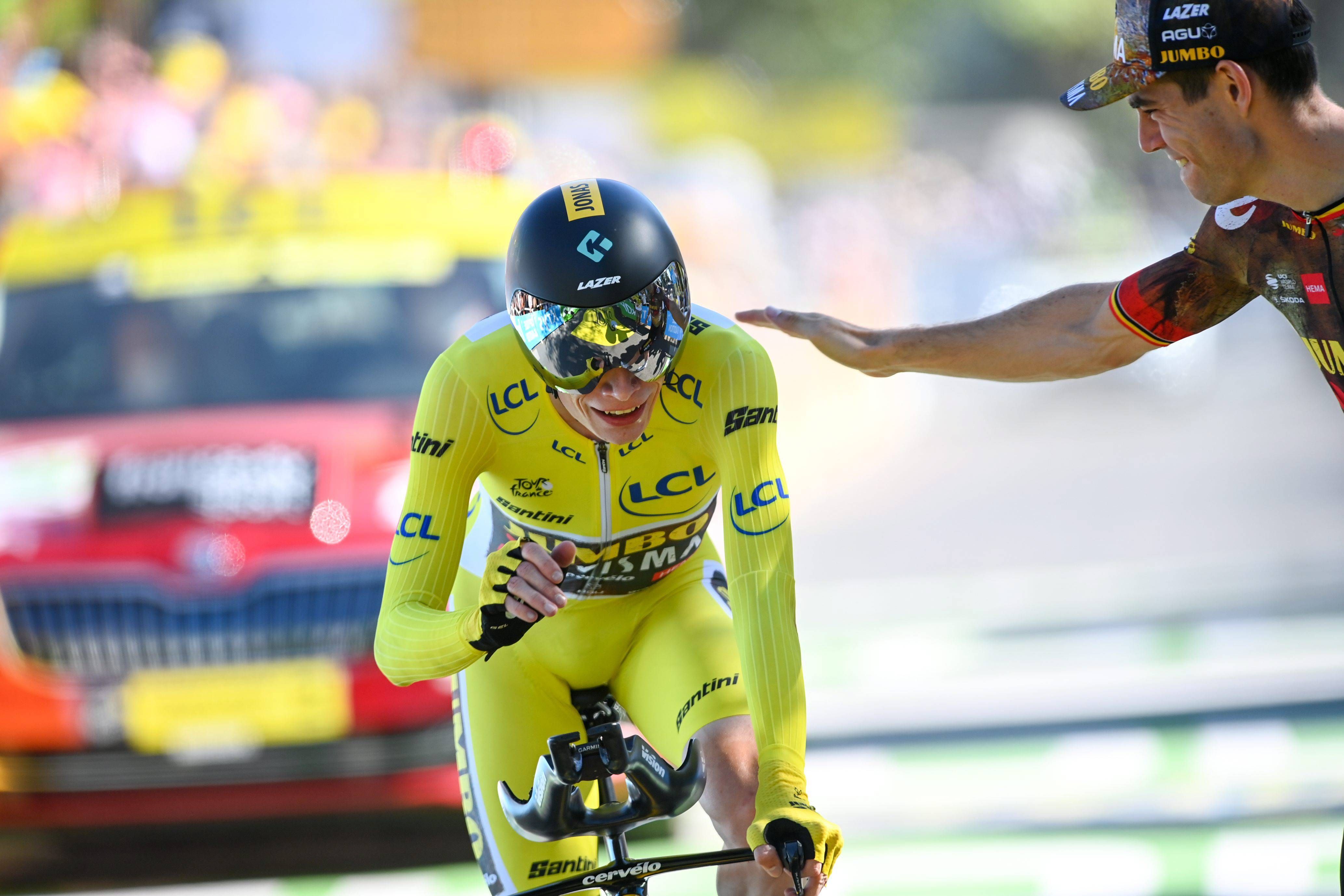 Vingegaard, en una etapa del Tour de Francia (FOTO: Cordón Press).