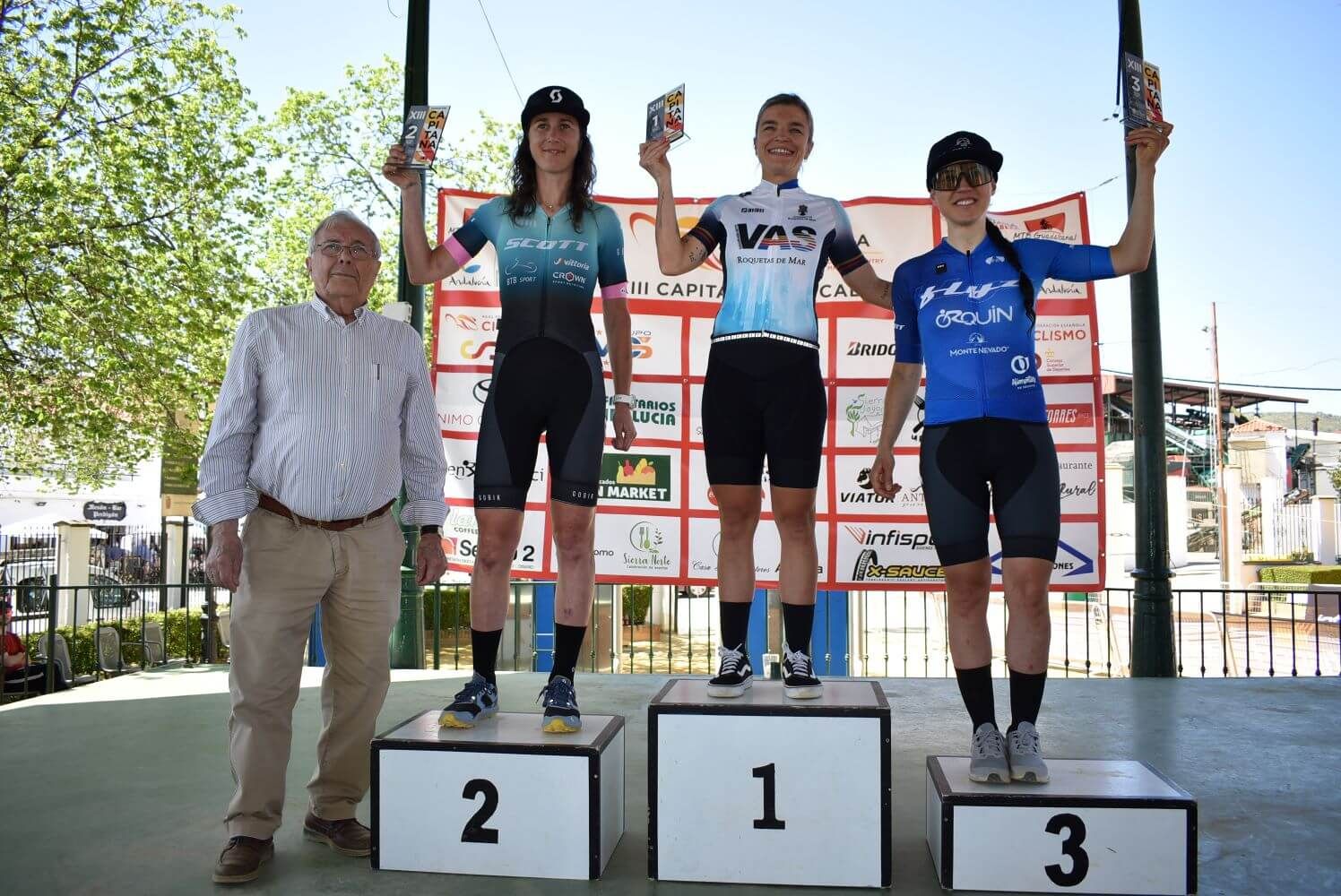  El podium de la XIII Maratón Capitana ‘Javi Cabeza’