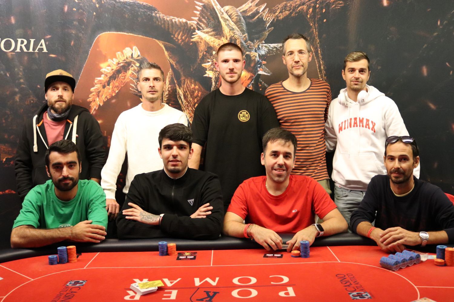 La mesa final de la Winamax Póker Tour en A Coruña..