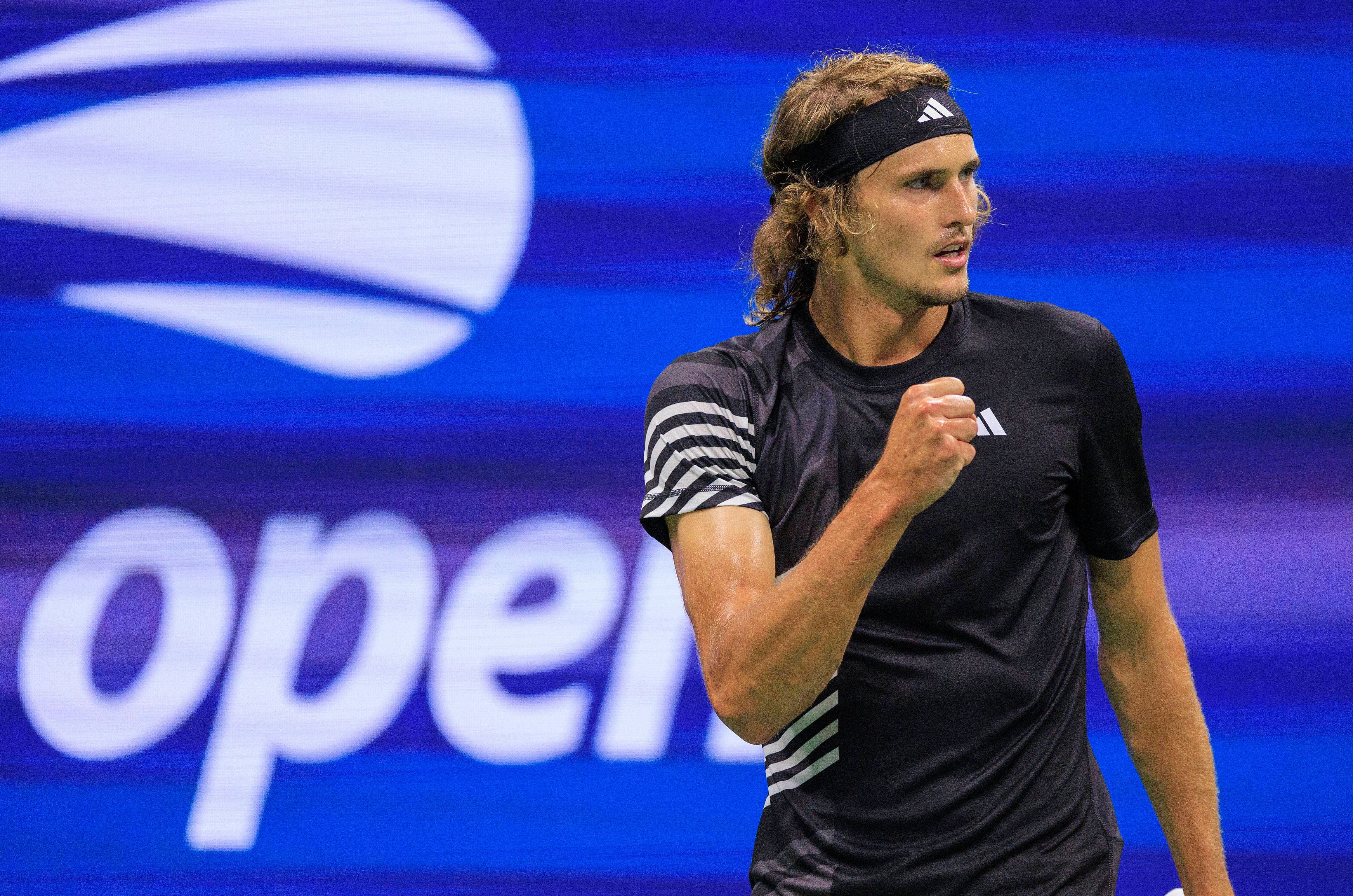 Alexander Zverev, en el US Open 2023.
