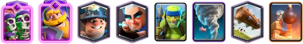 La primera versión del mazo va con el tornado