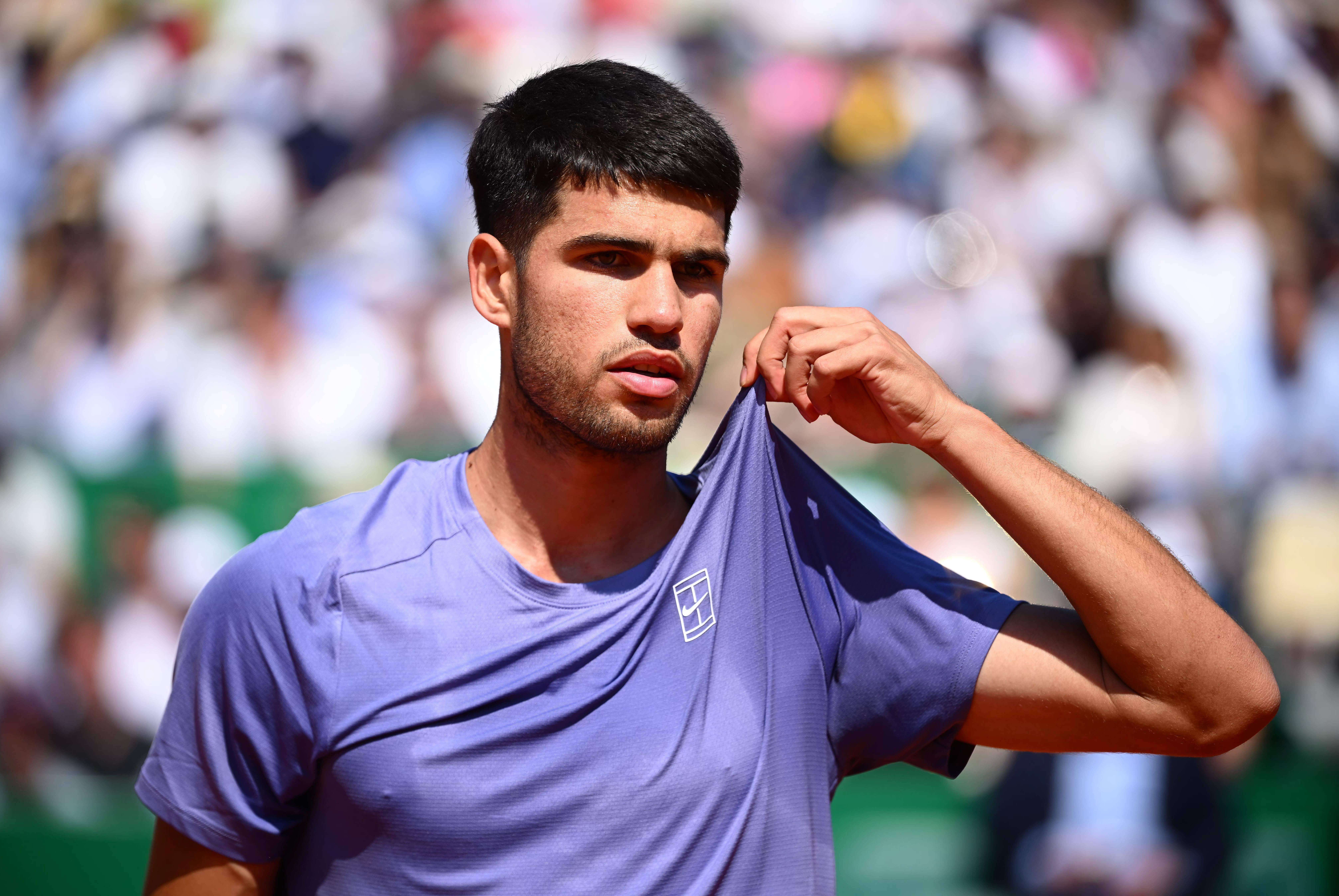  Carlos Alcaraz, en Montecarlo.