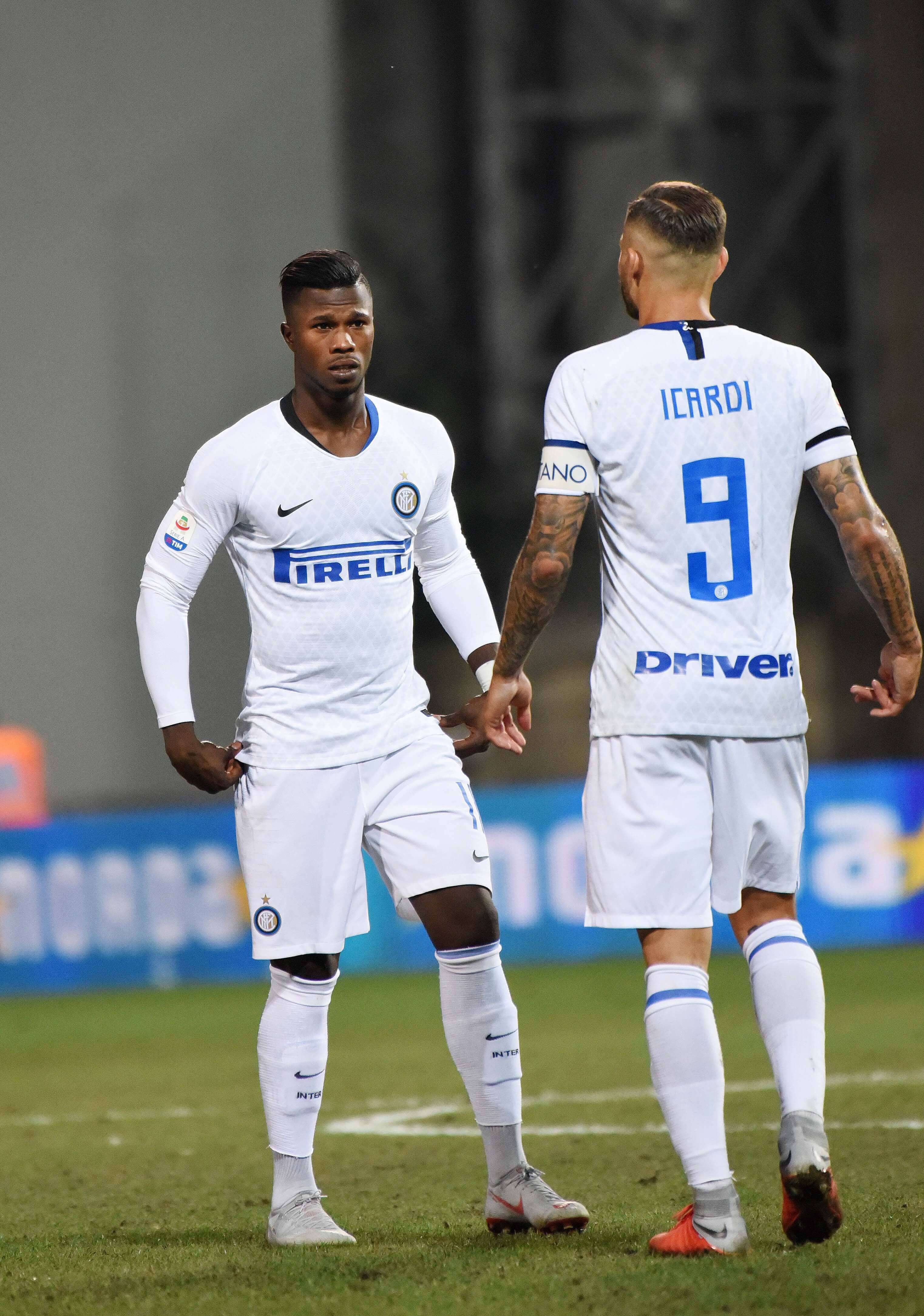  Keita Baldé y Mauro Icardi en el Inter de Milan (Cordon Press)
