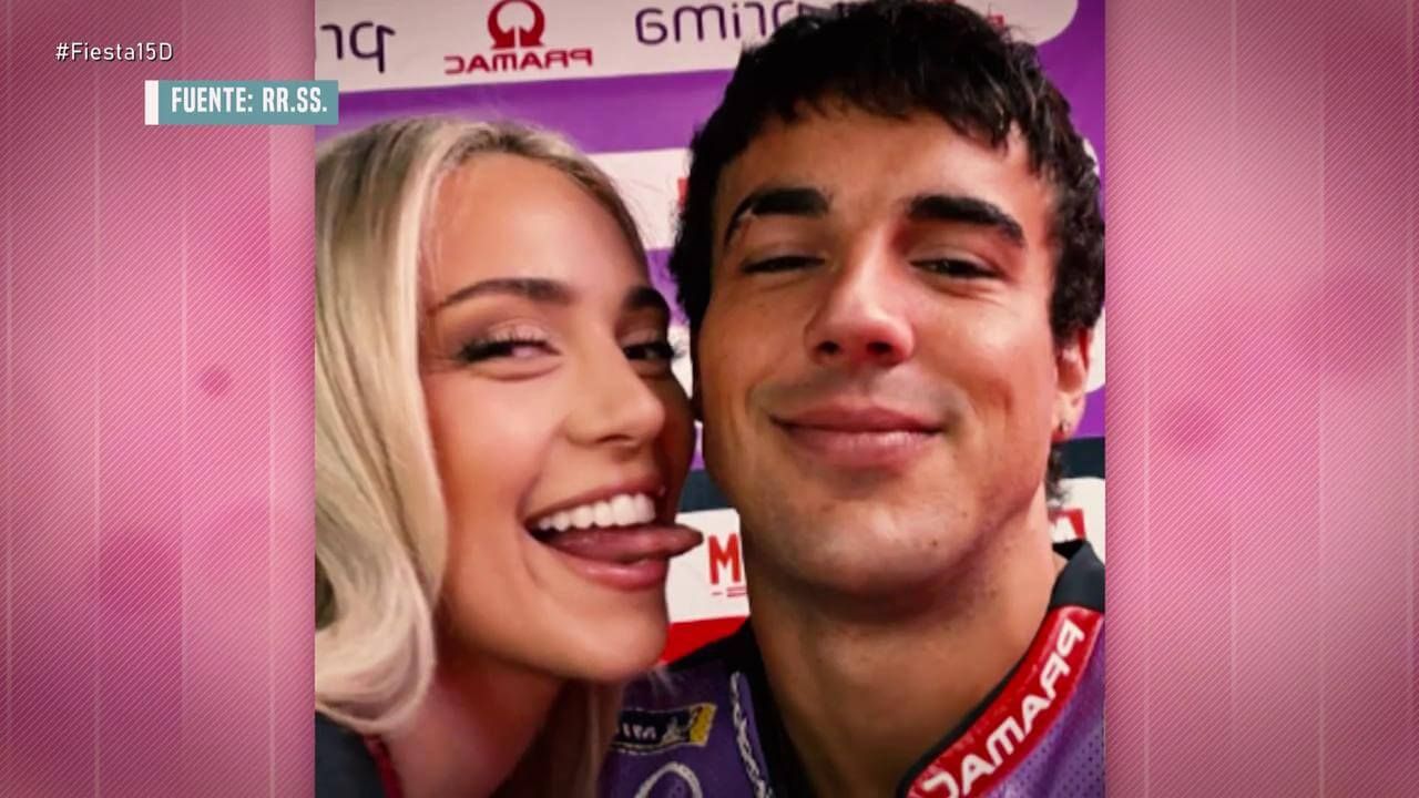  Ana Mena y Óscar Casas en el rodaje de la película (redes sociales)