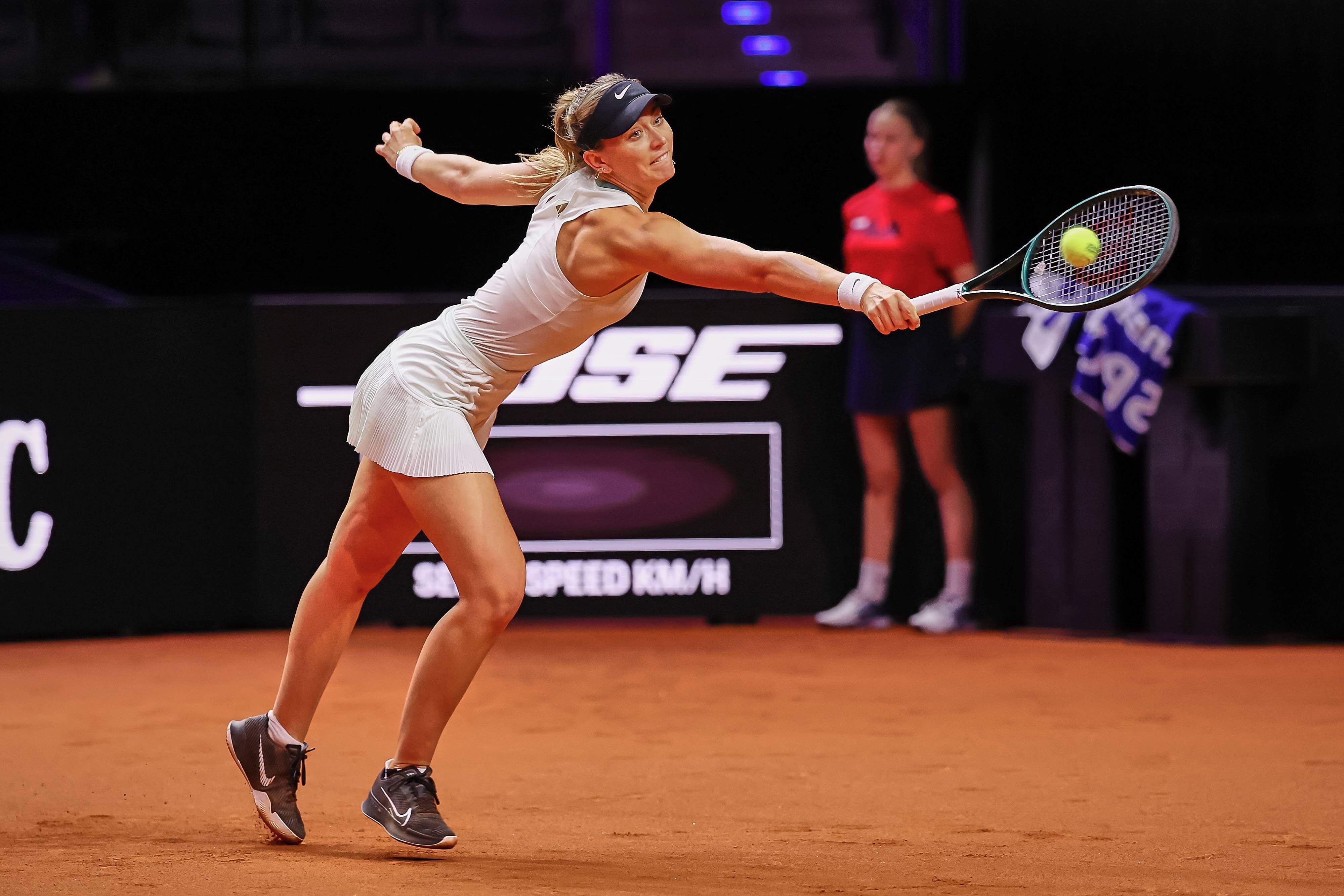  Paula Badosa en uno de los momentos que pudieron causar su lesión (Cordon Press)