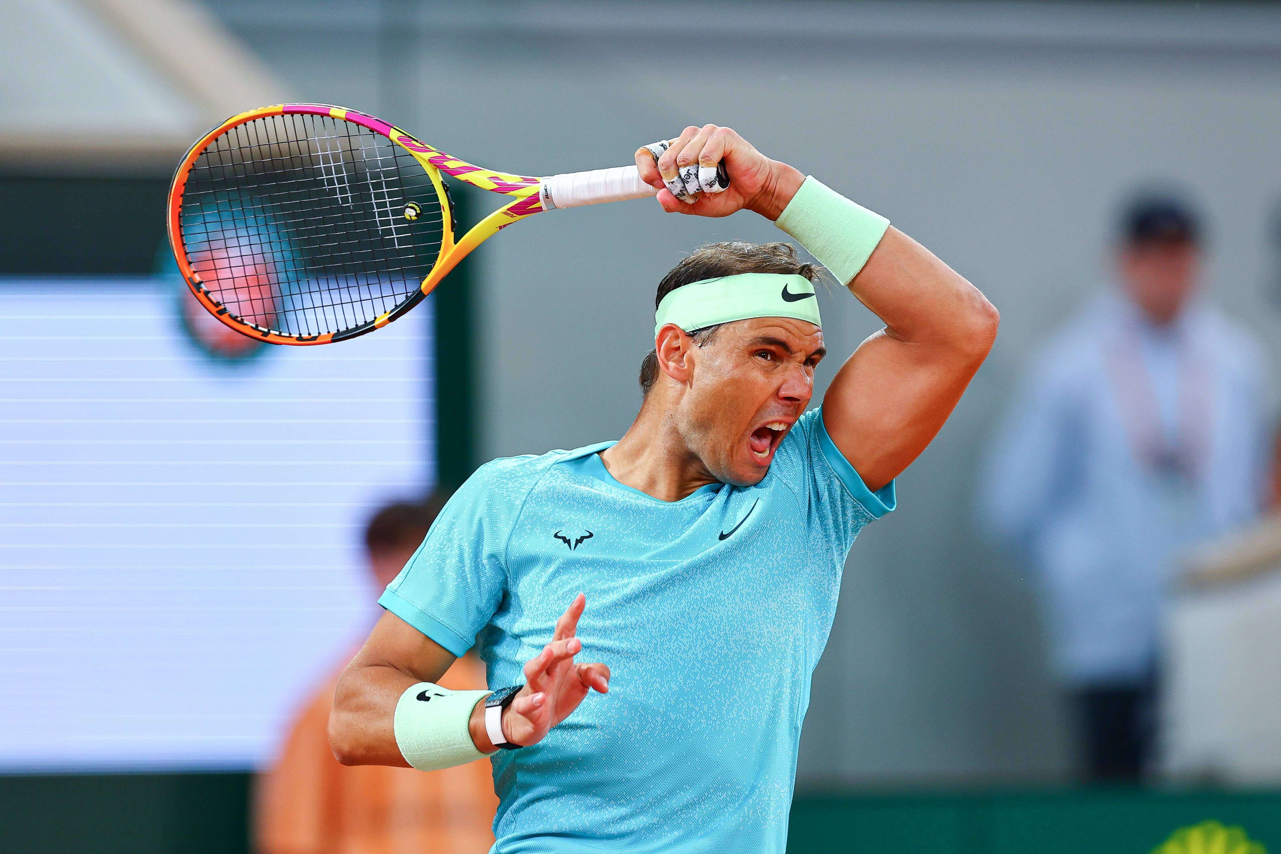  Rafa Nadal, durante un partido de Roland Garros