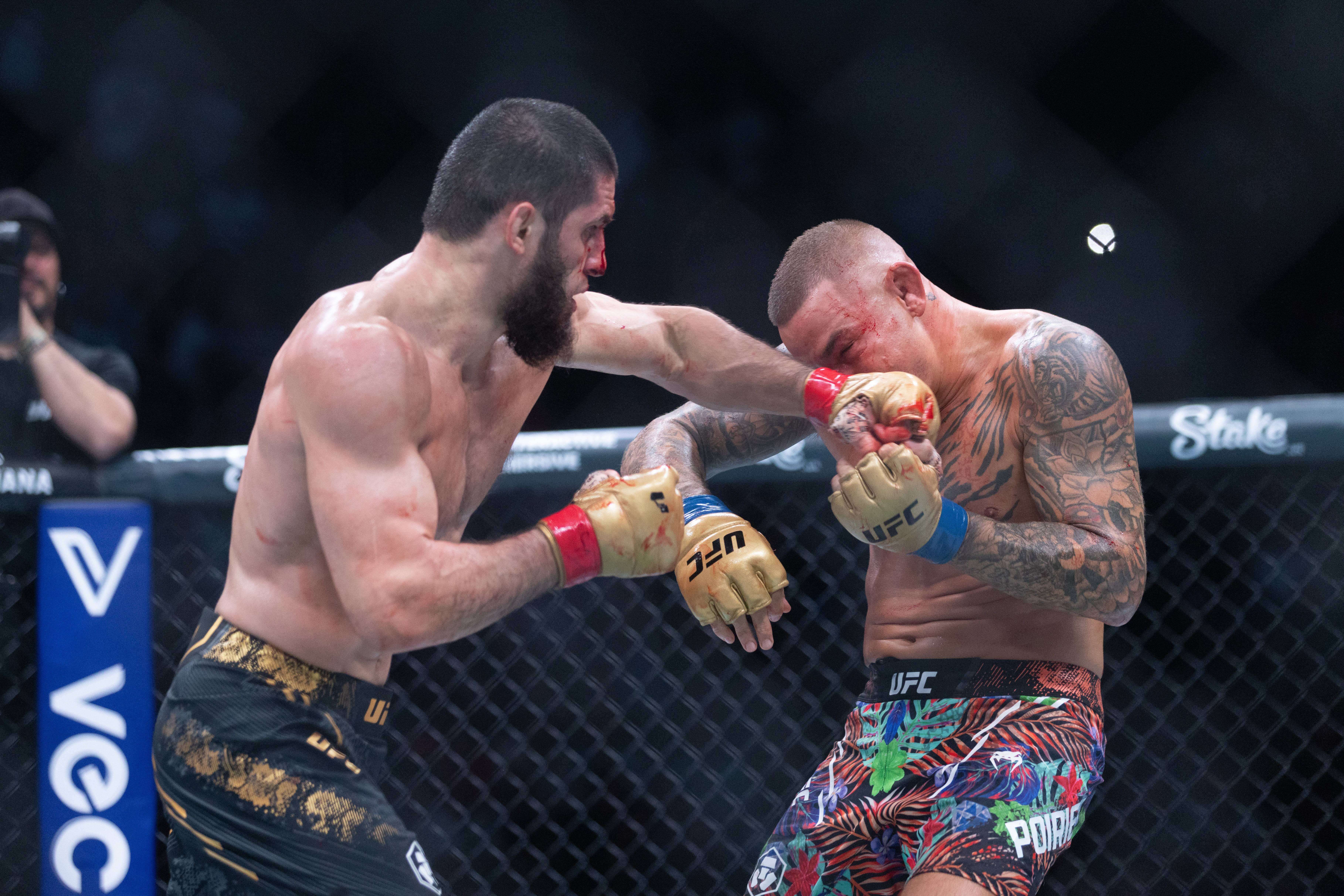  Islam Makhachev en su último combate de UFC (Cordon Press)