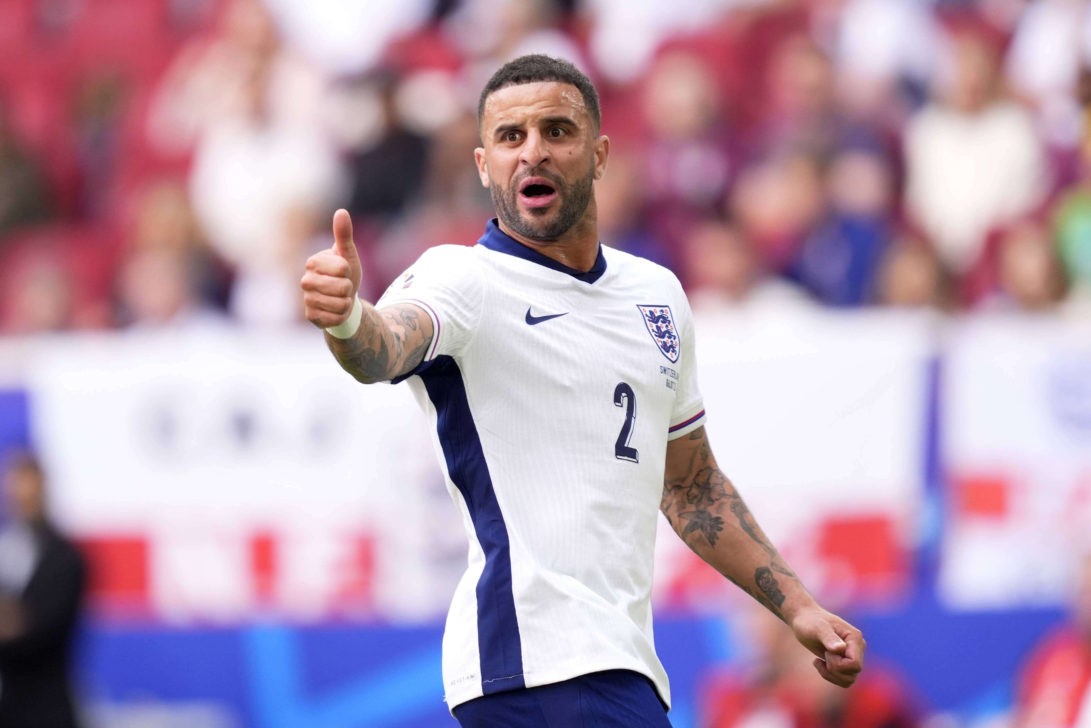 Kyle Walker en la Eurocopa 2024