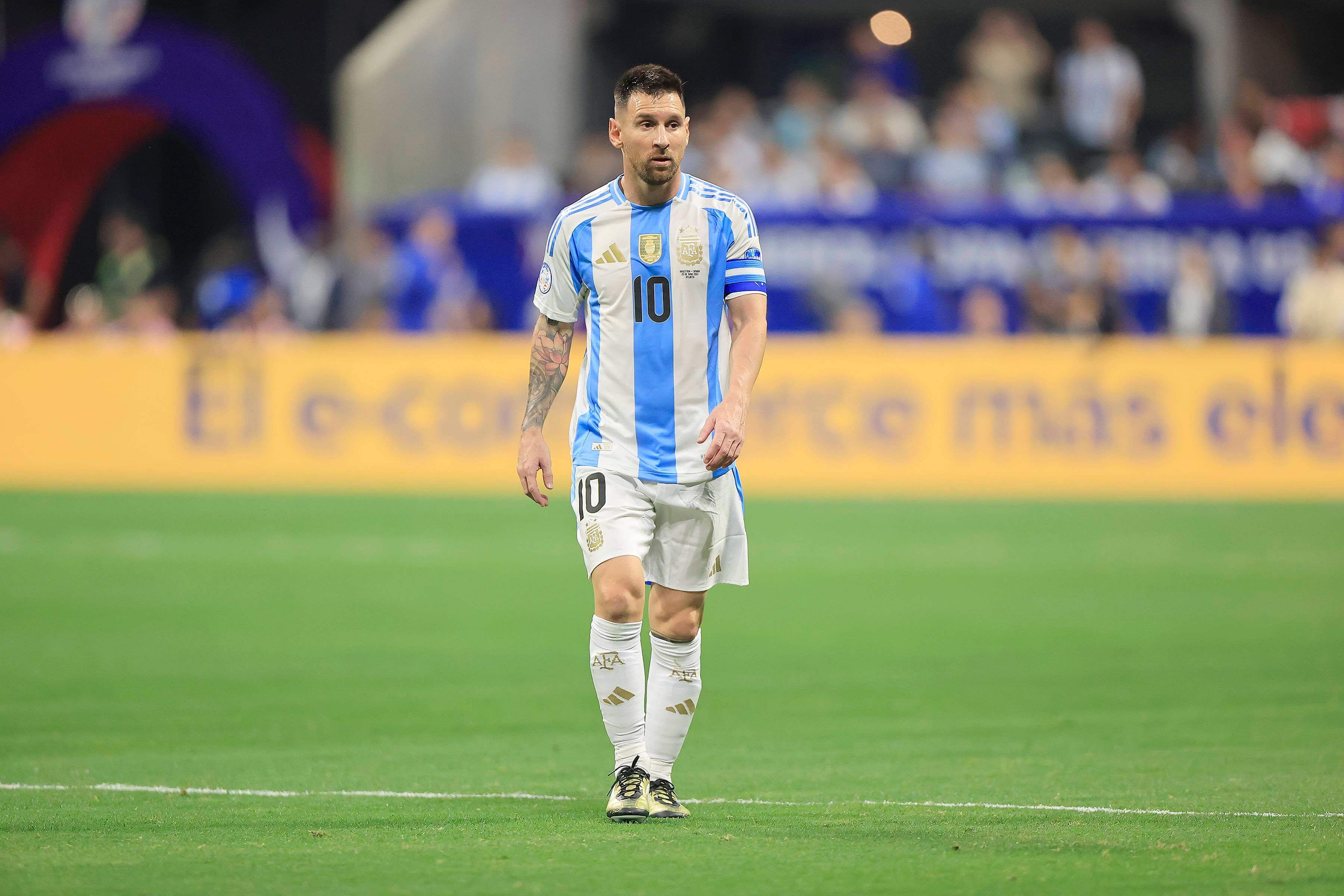  Leo Messi andando por la Copa América (Cordon Press)