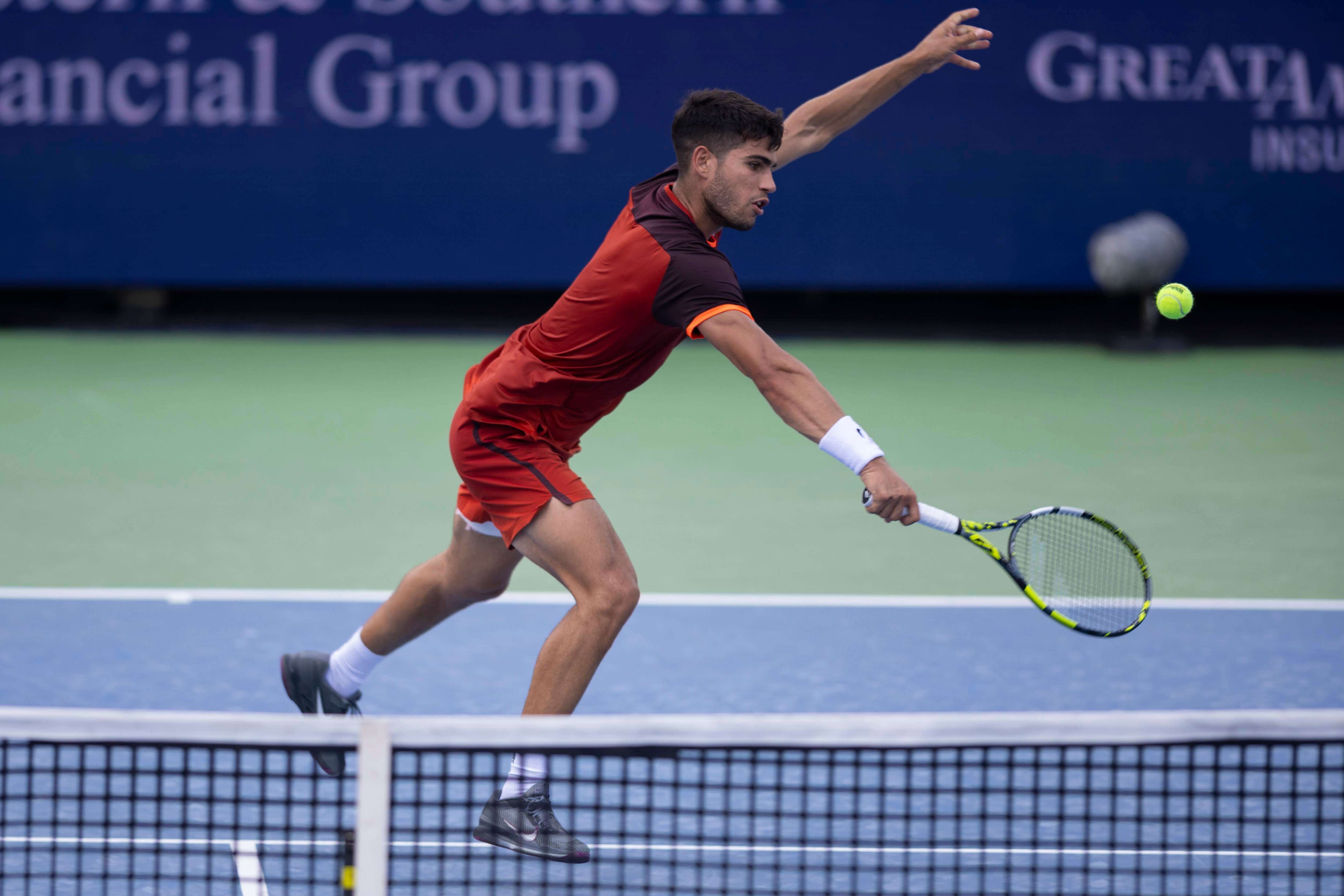  Carlos Alcaraz en el ATP MAsters 1.000 de Cincinnati