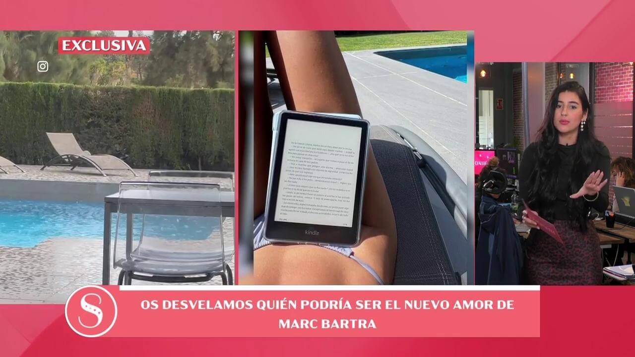  Coral Gutiérrez en una imagen de su Instagram en casa de Marc Bartra (Socialité)