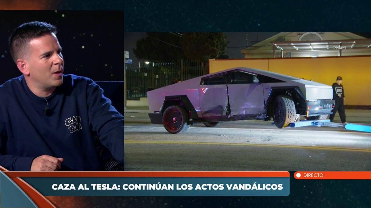 Ángel Gaitán habló en Horizonte sobre los actos vandálicos a Tesla (captura: Horizonte).